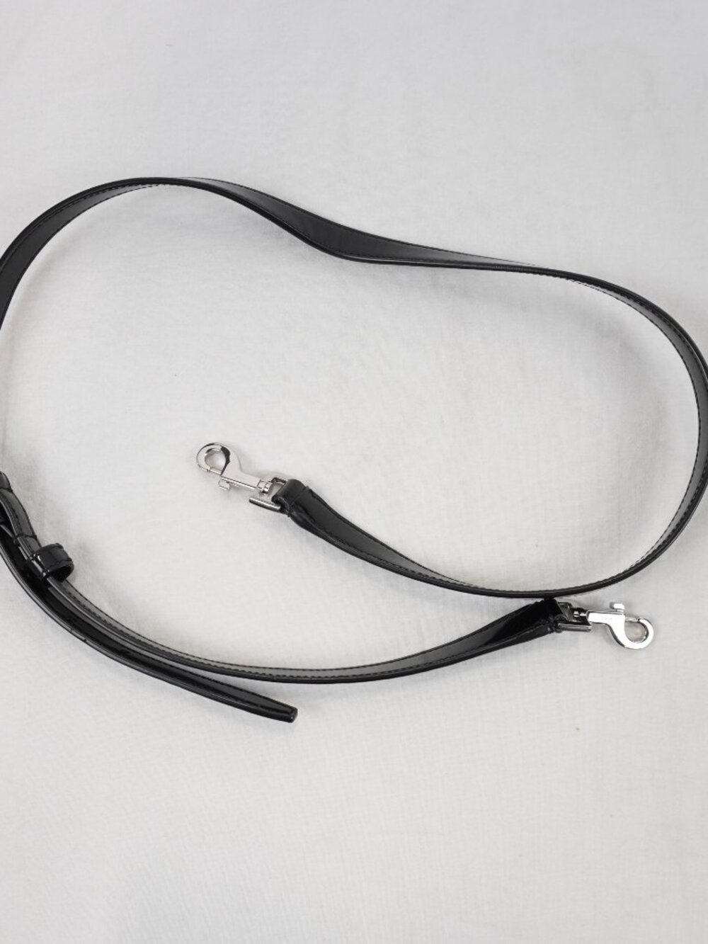 Saint Laurent Le Fermoir Top Handle Black Calfskin Leather Bag w/ Shoulder Strap - Picture 10 of 15